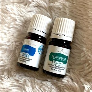 Thyme and peppermint 5ml young living oils